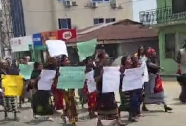 Akwa Ibom Women Protest, Denounce Natasha Akpoti’s Sexual Harassment Allegation Against Akpabio