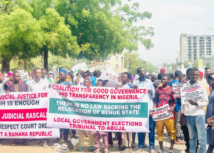 Protesters Demand Return of Benue Election Tribunal